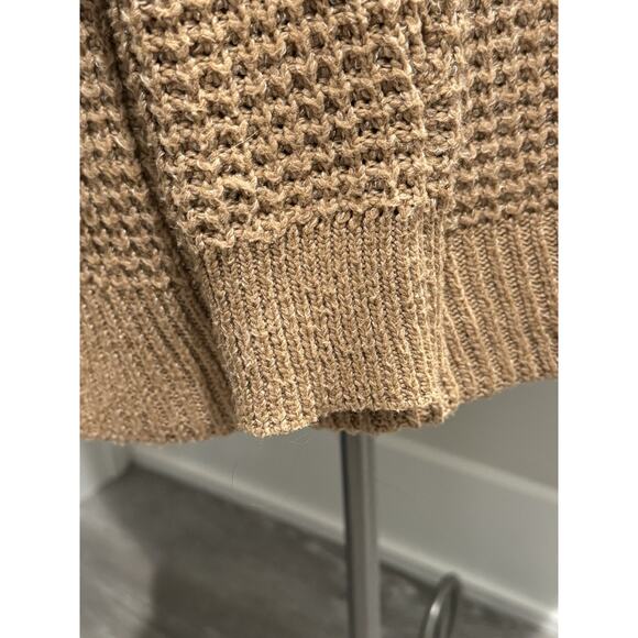 Time & Tru Brown Waffle Knit Sweater Womens XS - Picture 7 of 7